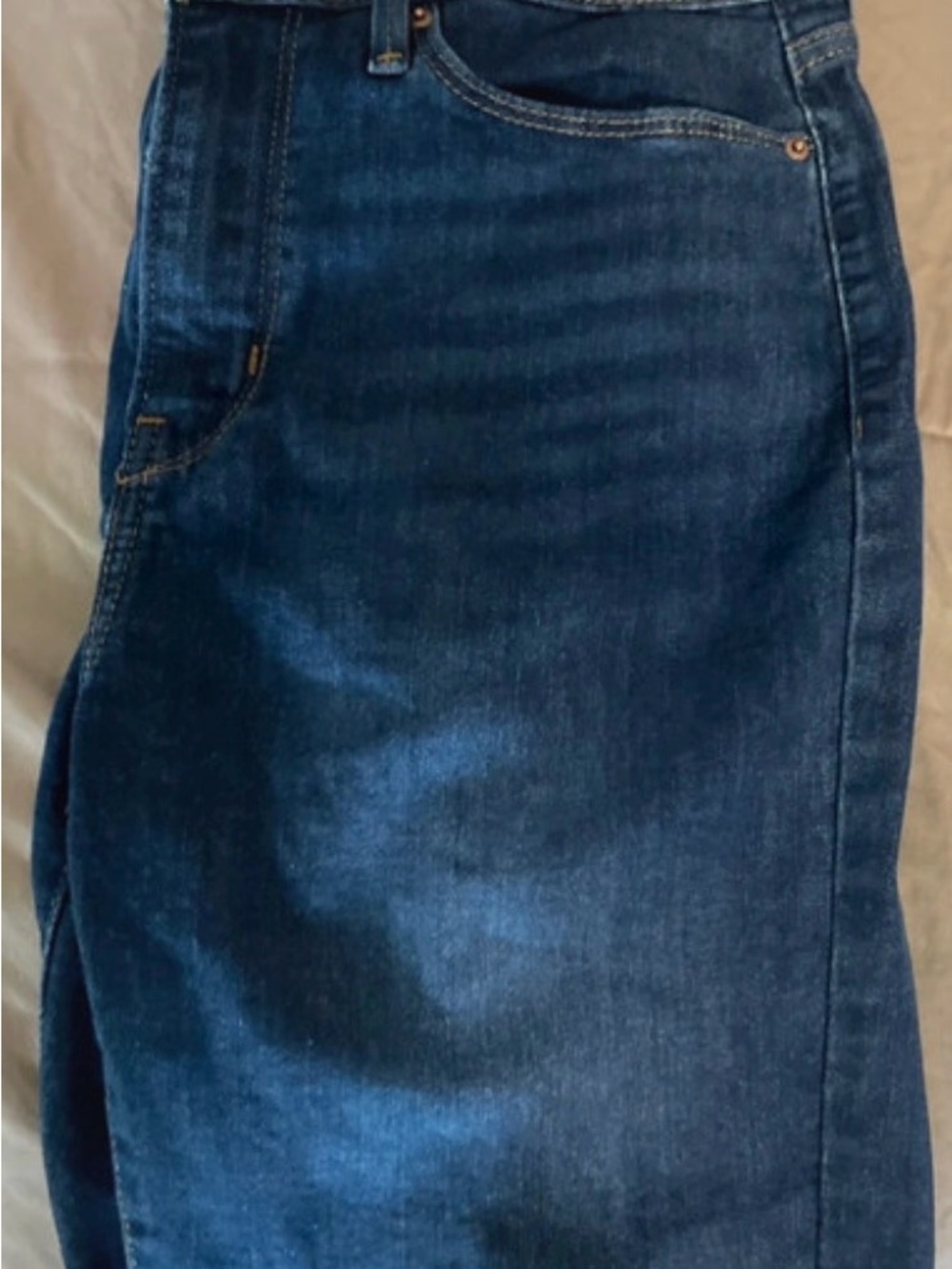 Men's Dark Blue Denim Jeans